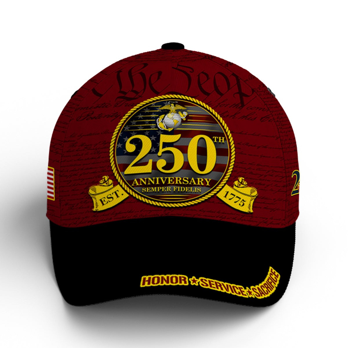 250th Anniversary Hat Semper Fidelis EST 1775 We People Cap Presents Ideas Basgiathsweatshirts
