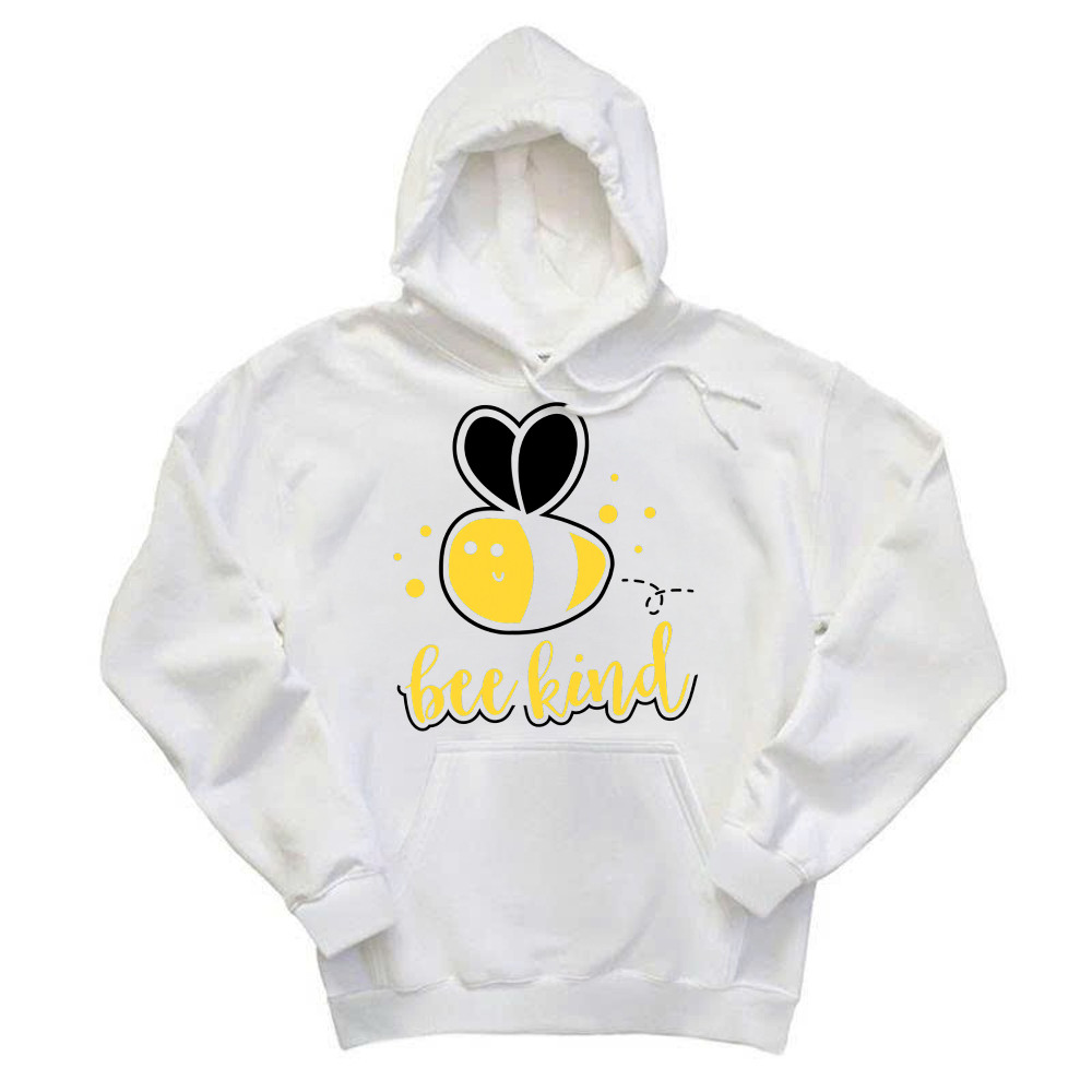 Bee Kind Hoodie Cute Bumble Bee Bekind Clothing Birthday Gift For Male Friend Basgiathsweatshirts