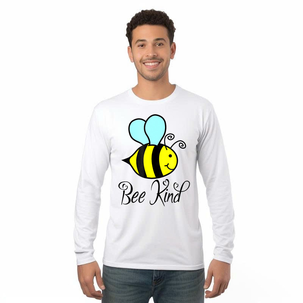 Bee Kind Long Sleeve Shirt Choose Kindness Apparel Gifts For Daughter Basgiathsweatshirts