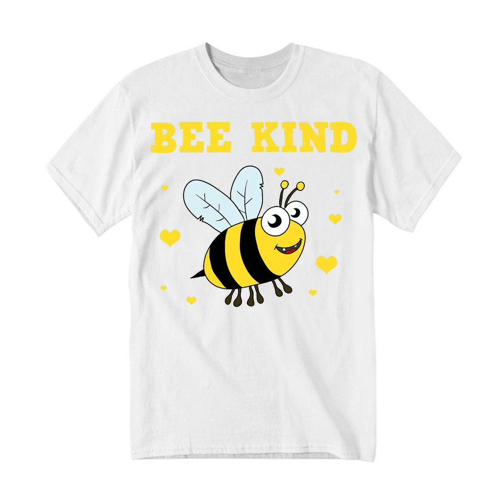 Bee Kind Shirt Cute Bumble Bee Bekind Clothing Birthday Gift For Male Friend Basgiathsweatshirts