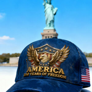 Eagle 250 Years Of Freedom Hat USA Semiquincentennial Day Baseball Cap Patriotic Gifts Basgiathsweatshirts