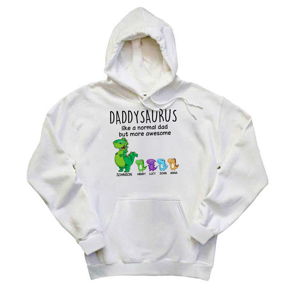 Grandpasaurus Like A Normal Dad But More Awesome Shirt Cute Dinosaurs Graphic Hoodie Daddy Gift Basgiathsweatshirts