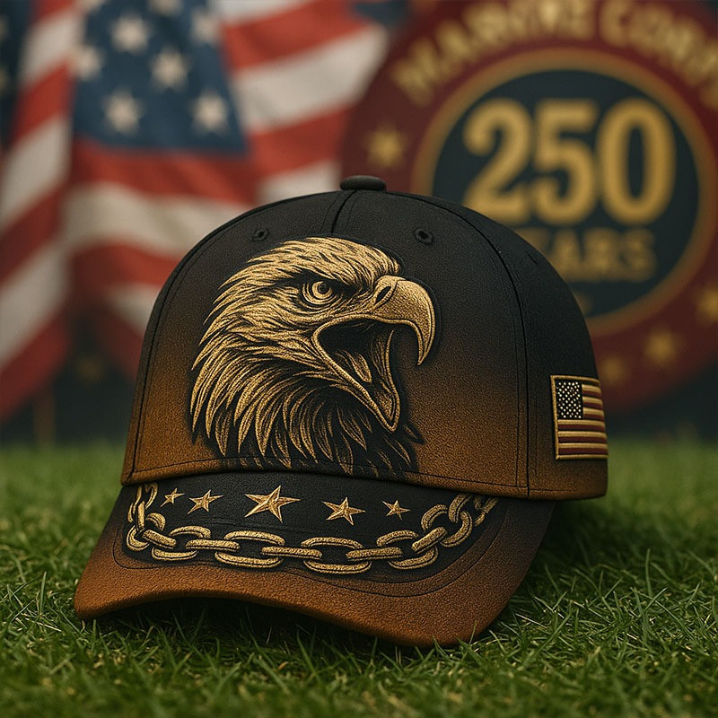 Marine Corps Veteran Hat Eagle America Flag Independence Day Cap Gifts For Patriots Basgiathsweatshirts