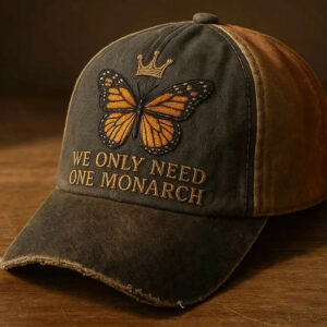 No Kings Hat We Only Need One Monarch No Kings Protest Merch Anti Trump Gifts Basgiathsweatshirts