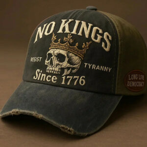 No Kings Since 1776 Hat Resist Tyranny Ball Cap Gifts For Democrats Supporters Basgiathsweatshirts