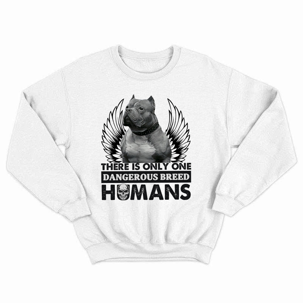 Pitbull With Tattoo USA Proudly Made In America Shirt Fun Dog Design Sweatshirt Patriotic Gift Basgiathsweatshirts