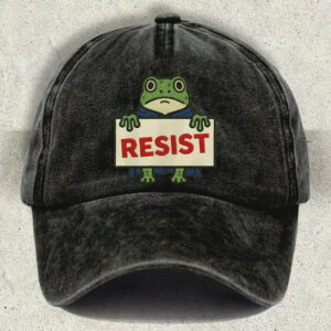 Portland Frog Resist Hat Resist Frog Ball Cap Anti Fascist Merch Gifts Basgiathsweatshirts