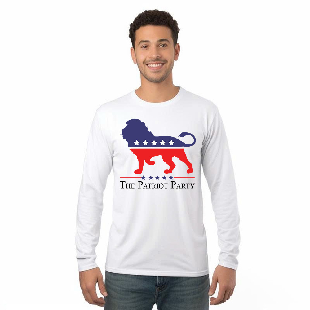 The Patriot Party Shirt Political Lion Trump MAGA The Patriot Party Long Sleeve Shirt Merch Basgiathsweatshirts