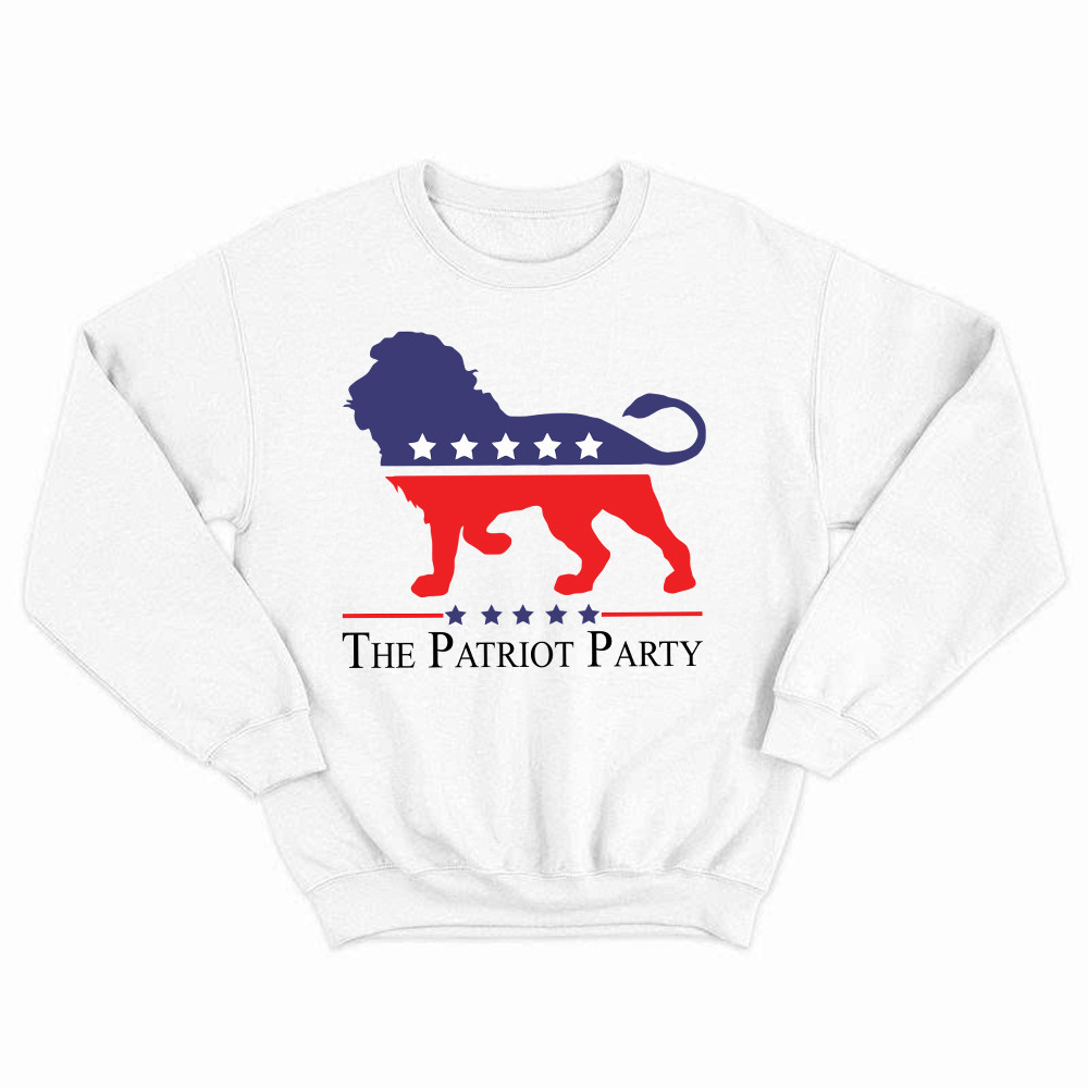 The Patriot Party Shirt Political Lion Trump MAGA The Patriot Party Sweatshirt Merch Basgiathsweatshirts