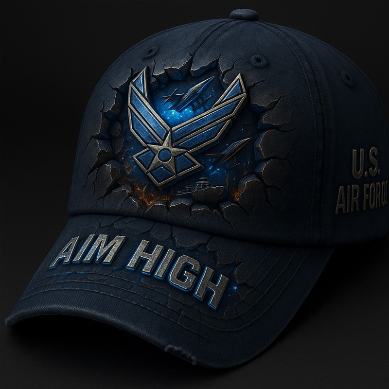 United States Air Force Veteran Hat Aim High Military Cap Gifts For Friends Basgiathsweatshirts