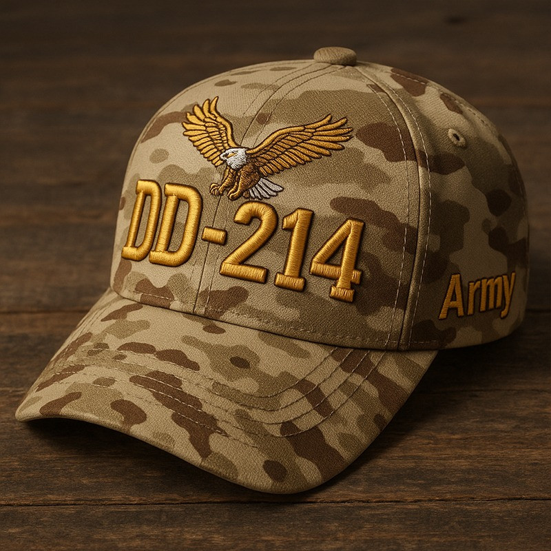 United States Army DD-214 Veteran Hat Eagle Military Cap Presents For Patriots Basgiathsweatshirts
