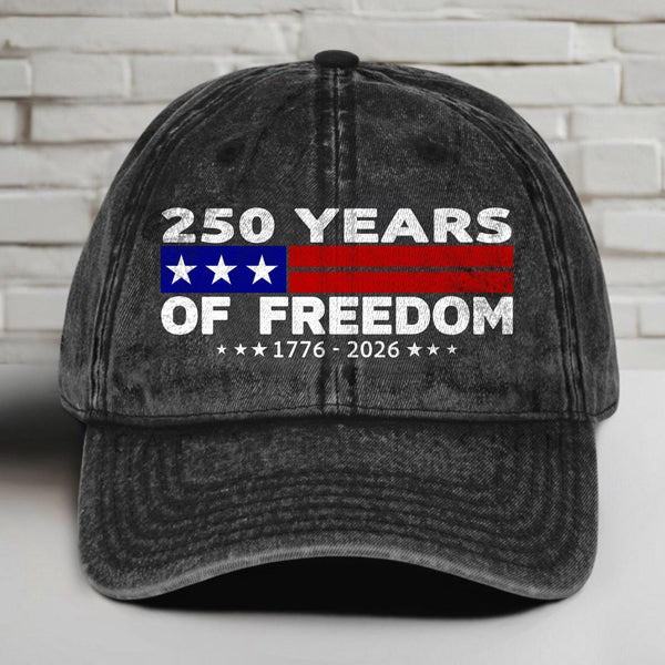 United States Of America 250 Years Of Freedom Hat 1776 2026 Anniversary Cap Gifts Basgiathsweatshirts