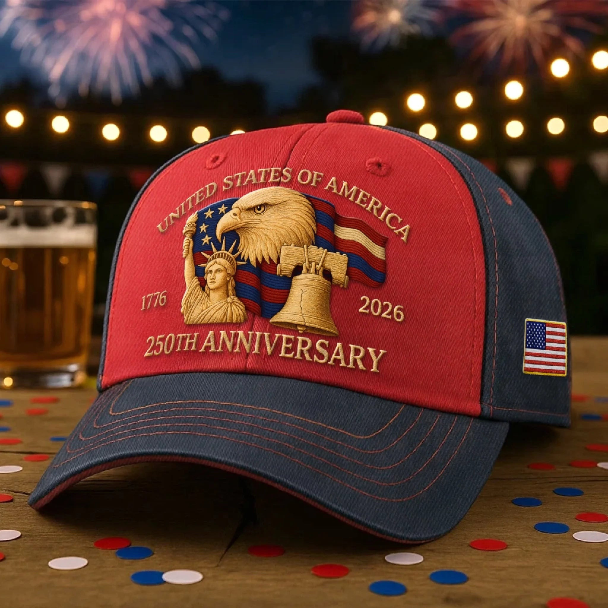 United States Of America Hat 250 Years Anniversary Liberty 1776 2026 Military Cap Gift Ideas Basgiathsweatshirts