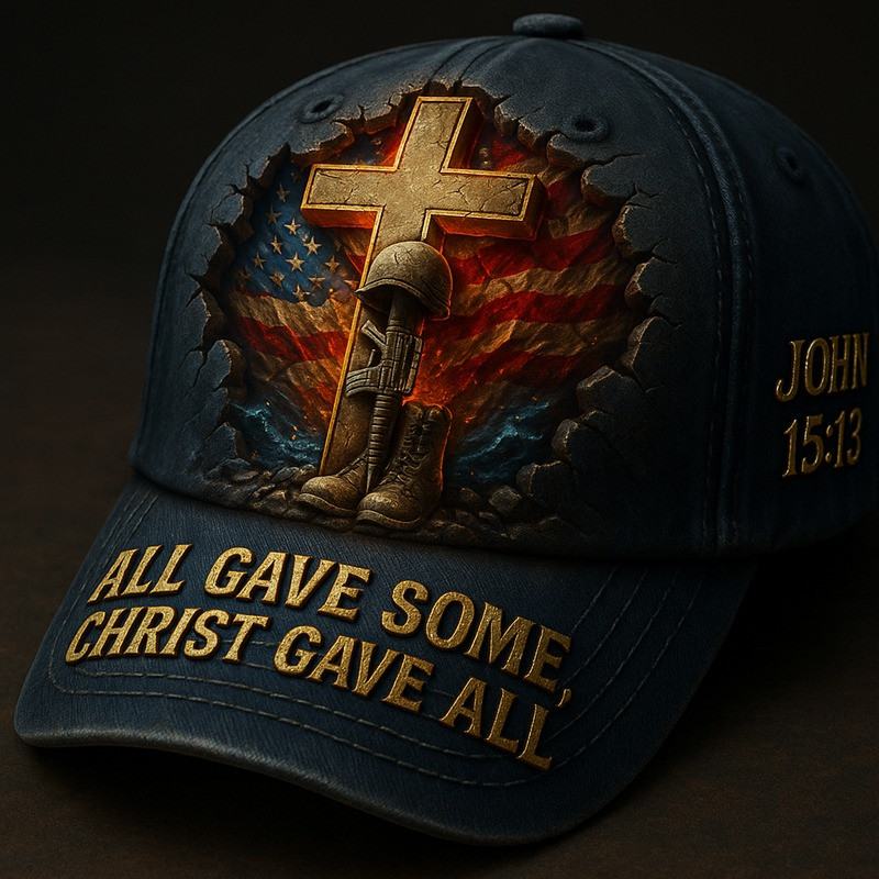 United States Veteran Hat All Gave Some Cross John 15’13 Cap Gifts For Patriots Basgiathsweatshirts