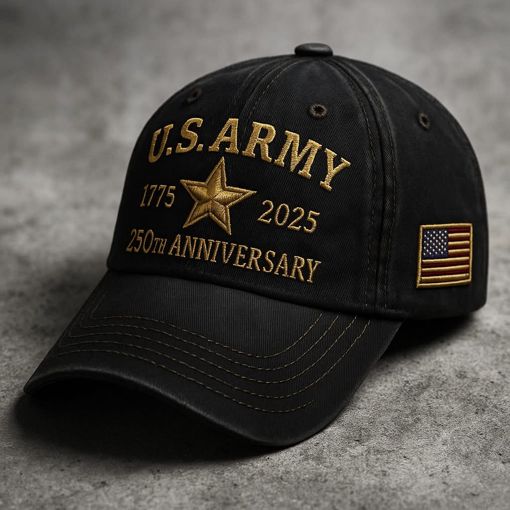 US Army 250th Anniversary Hat 1775-2025 Military Cap Best Gift For Veterans And Patriots Basgiathsweatshirts