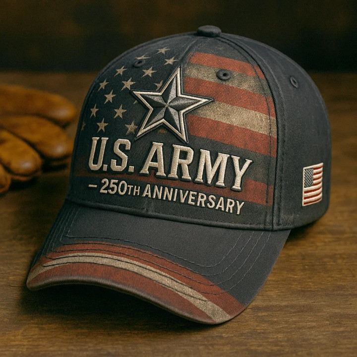 U.S Army 250Th Anniversary Camo Hat Proud US Army Day Proud Veteran Apparel Basgiathsweatshirts