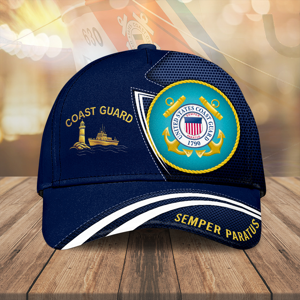 US Coast Guard Hat Semper Paratus Ball Cap Military Merch Patriotic Gift Ideas Basgiathsweatshirts