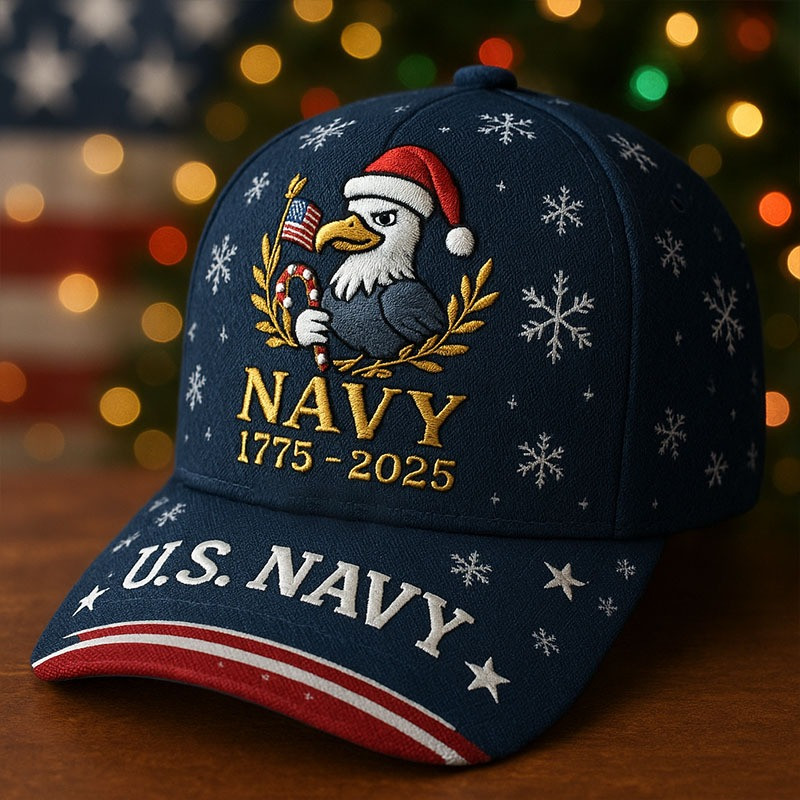 U.S Navy Veteran Hat 250th Anniversary Sea Power Since 1775 Military Cap Patriotic Gifts Basgiathsweatshirts