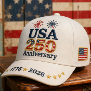 USA 250th Anniversary Hat America’s Birthday Baseball Cap Independence Day Inspired Gifts Basgiathsweatshirts