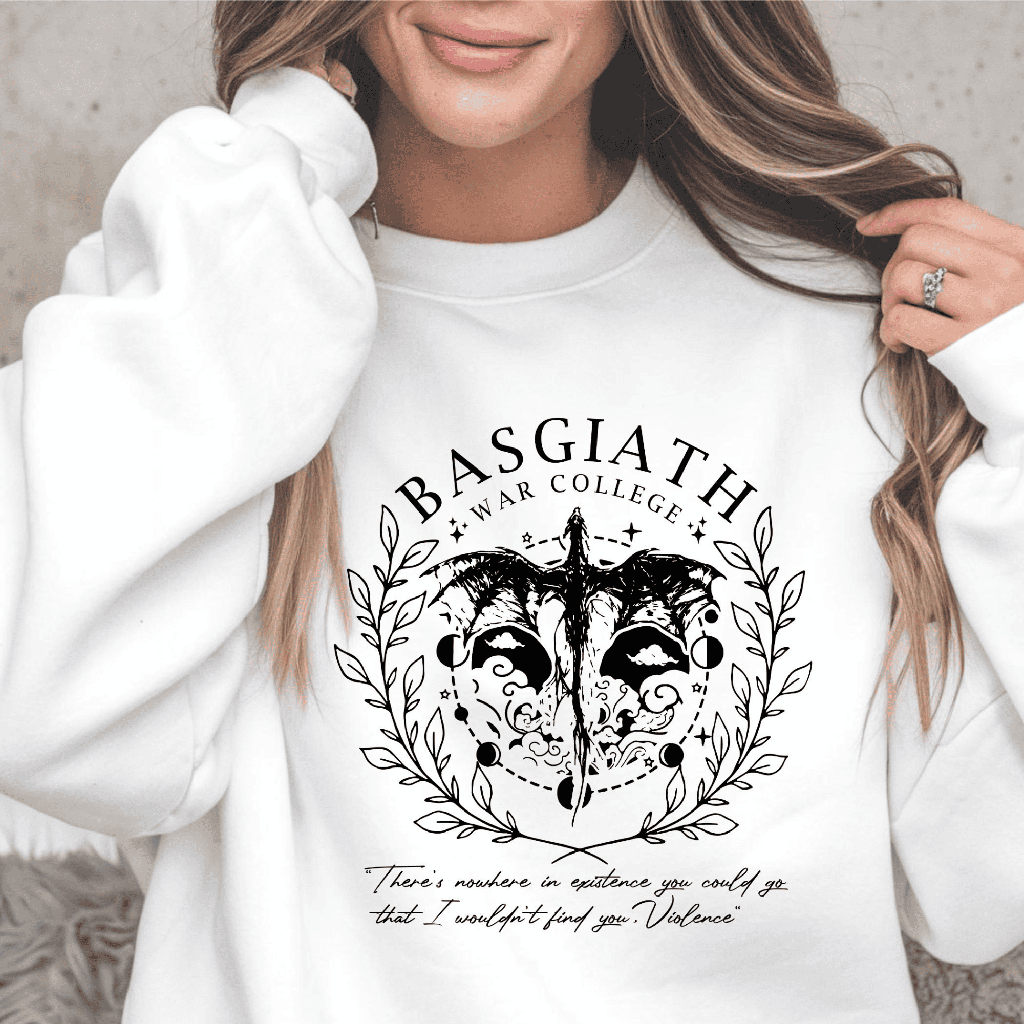 Trendy Stylish Basgiath Sweatshirts For Fans Premium Comfort Gift Exclusive Classic