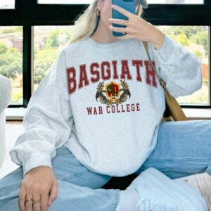 Vintage Fantasy Academy Sweatshirt, Dragon Rider Pullover, Book Inspired Unisex Gift for Readers and Fans