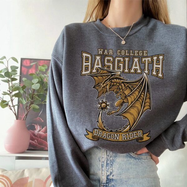 Basgiath War College Dragon Rider Sweatshirt – Fourth Wing Fantasy Book Hoodie, Gift for Fans