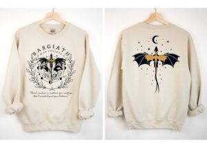Basgiath War College 2 Sided Sweatshirt Bookish Unisex Gift for Readers
