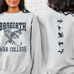 Basgiath War College Sweatshirt Double-Sided Book Lover Gift