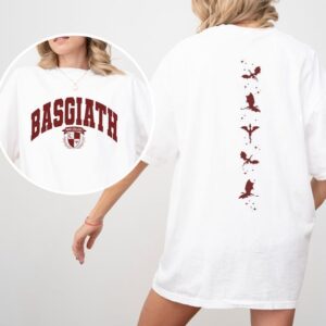 Double-Sided Basgiath War College Shirt Book Inspired Unisex Gift for Readers