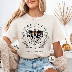 Basgiath War College Book Shirt Dragon Rider Fantasy Bookish