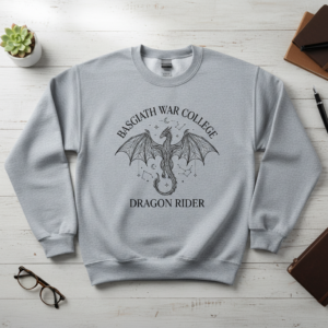 Basgiath War College Sweatshirt Dragon Rider Bookish Apparel
