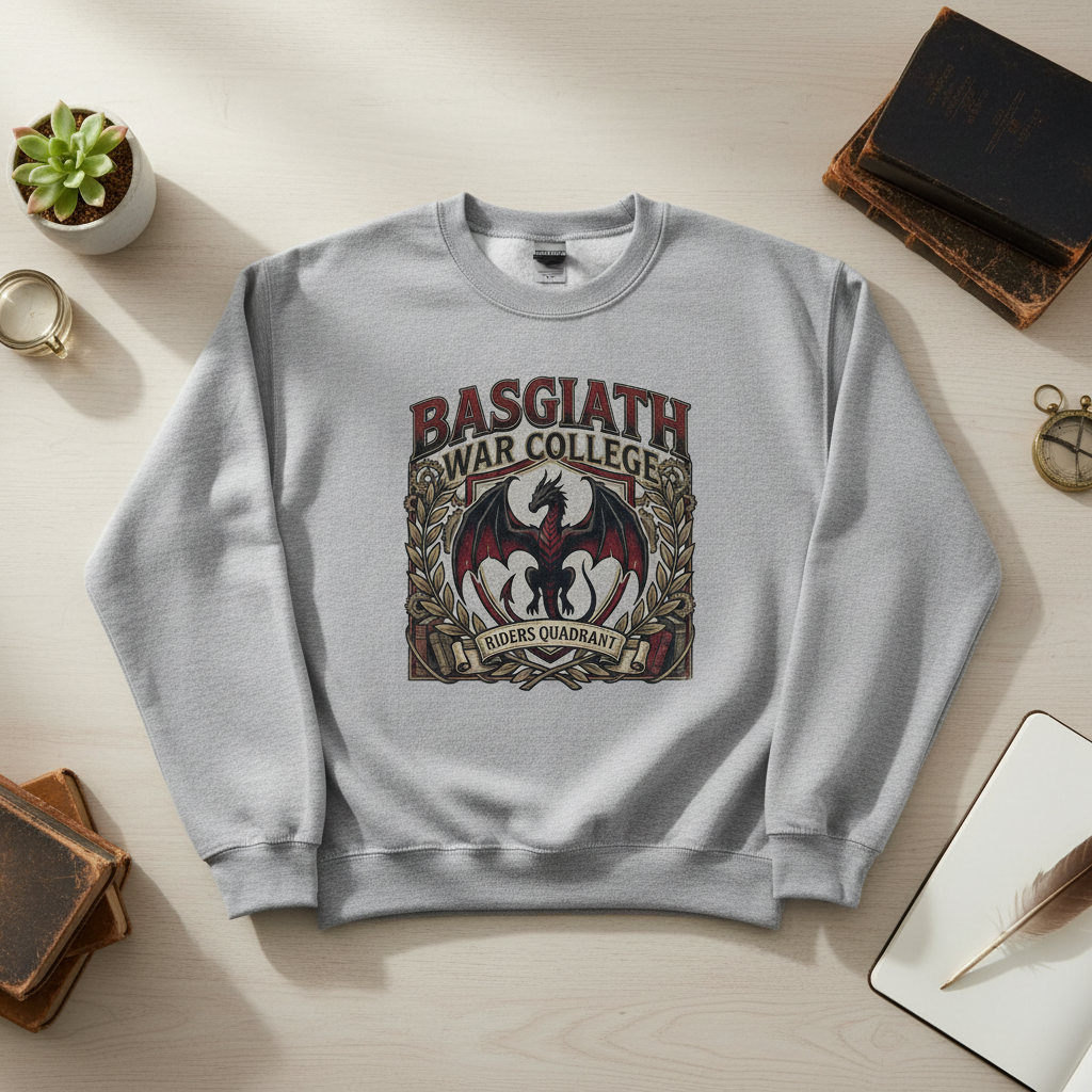 Basgiath War College Sweatshirt Riders Quadrant Fourth Wing Merch